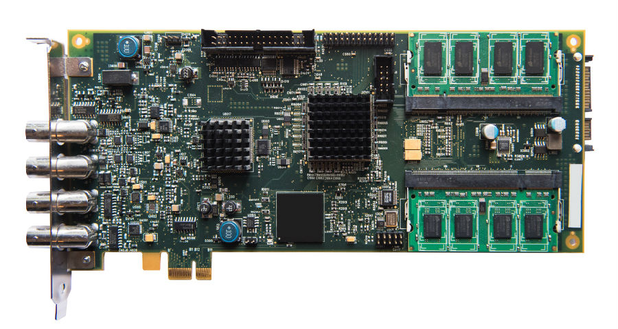 1通道1GS/s，或2通道，500MS/s，8bit，PCIe總線，125mV到2V輸入范圍，
DC耦合50歐姆，DC-1000MHz，
BNC： 通道A
BNC： 通道B 用于2通道配置
