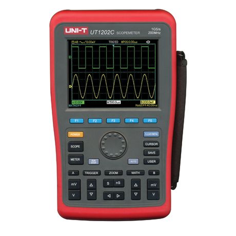 特征 UTD1202C 
帶寬 200MHz 
上升時間 ≤1.8ns 
采樣率范圍 1GS/s 
25GS/s 
垂直偏轉系數(shù) 5mV～50V/div 
記錄長度（最大值） 1024K 
掃描時基 2ns～50s/div 
