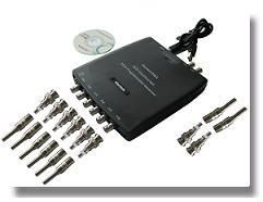 8通道數(shù)據(jù)采集,2.4MSa/s采樣,12 bits,10mV/div to 5V/div輸入靈敏度8檔可調(diào),二次開發(fā)，Labview驅(qū)動(dòng)