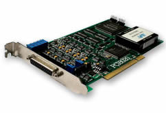 每通道2.5MHz 四通道同步采樣時，實現(xiàn)連續(xù)大容量存盤。 支持10MHz異步采樣和多卡同步帶1路DA和多路開關(guān)量