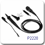 P2220 200-MHz無(wú)源電壓探頭允許您使用探頭頂部的開(kāi)關(guān)來(lái)選擇1X或10X衰減。此探頭與TDS200、TDS1000、TDS2000及TPS2000系列示波器都兼容。P2220 探頭還提供了不超過(guò)30 VRMS的浮動(dòng)測(cè)量能力.