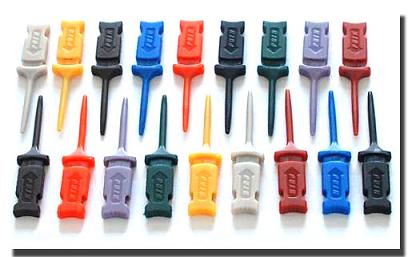 材料：0.2mm特種琴鋼線，強(qiáng)化熱處理。電鍍：底層鍍50微英寸鎳，表層鍍30微英寸硬金。萬(wàn)次使用.
　　