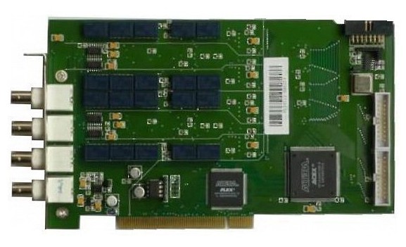 12bit的A/D 分辨率,4通道并行同步采集，采樣率60MSps，每通道獨(dú)立的8個(gè)可程控量程檔
