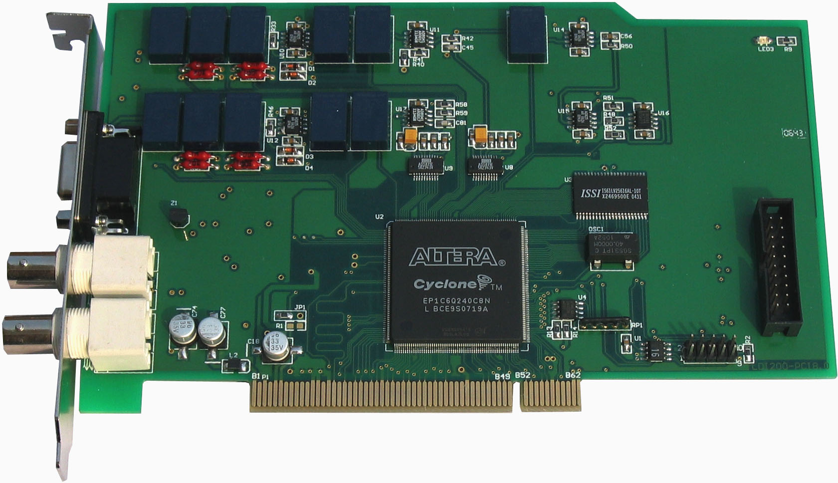 最高采樣率 :100MHz/s,A/D精度:8位, 通道數(shù):2ch 存儲深度:4096點(diǎn) 
 
